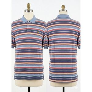 Polo Ralph Lauren Polo Shirt XL Vintage Preppy Striped Cotton Knit Rugby Golf